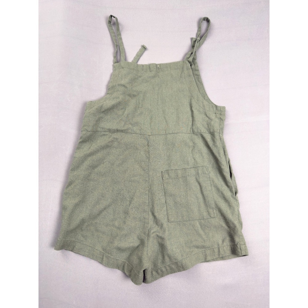 Altar'd State Overalls Jumpsuit Romper Olive Green Casual XS - Picture 2 of 3